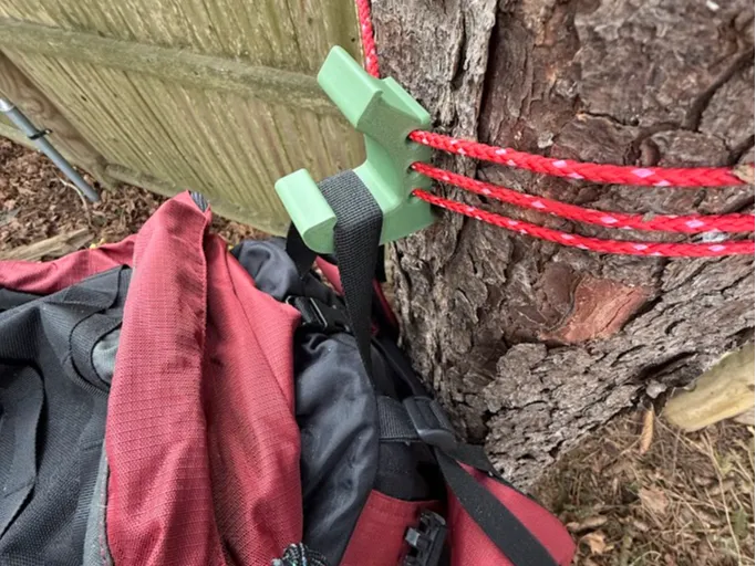 Crochet pour Sac à Dos de Randonnée pour Utilisation en Extérieur/sur Arbre - Outdoor Print