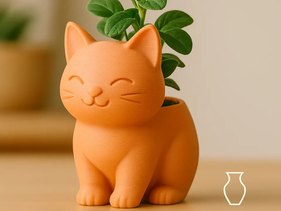 Jardinière Chat – Décoration Féline Adorable pour les Amoureux des Plantes - Jardin Print