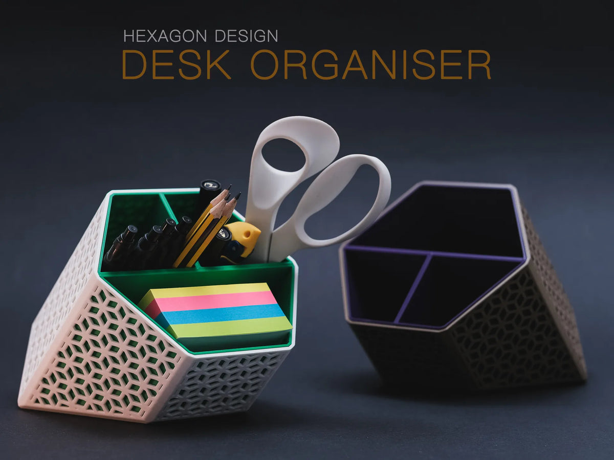 Organiseur de bureau hexagonal - Art Print