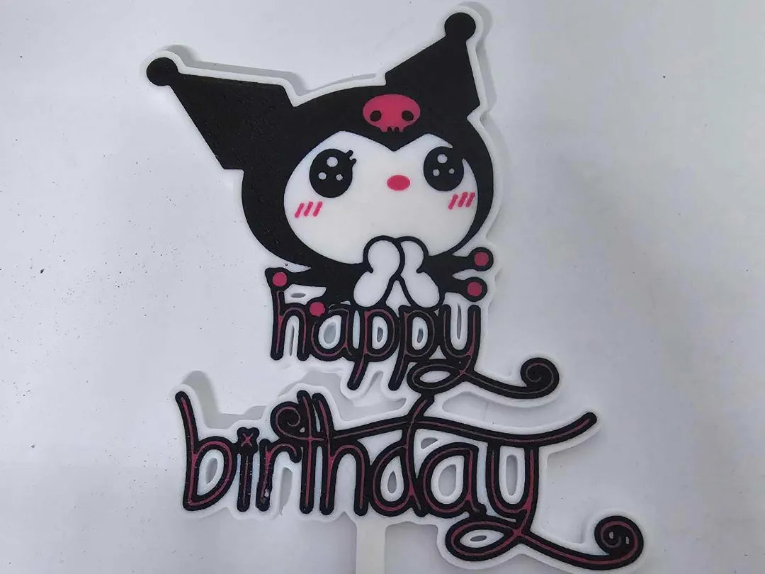 Joyeux anniversaire Kuromi - Fêtes Print