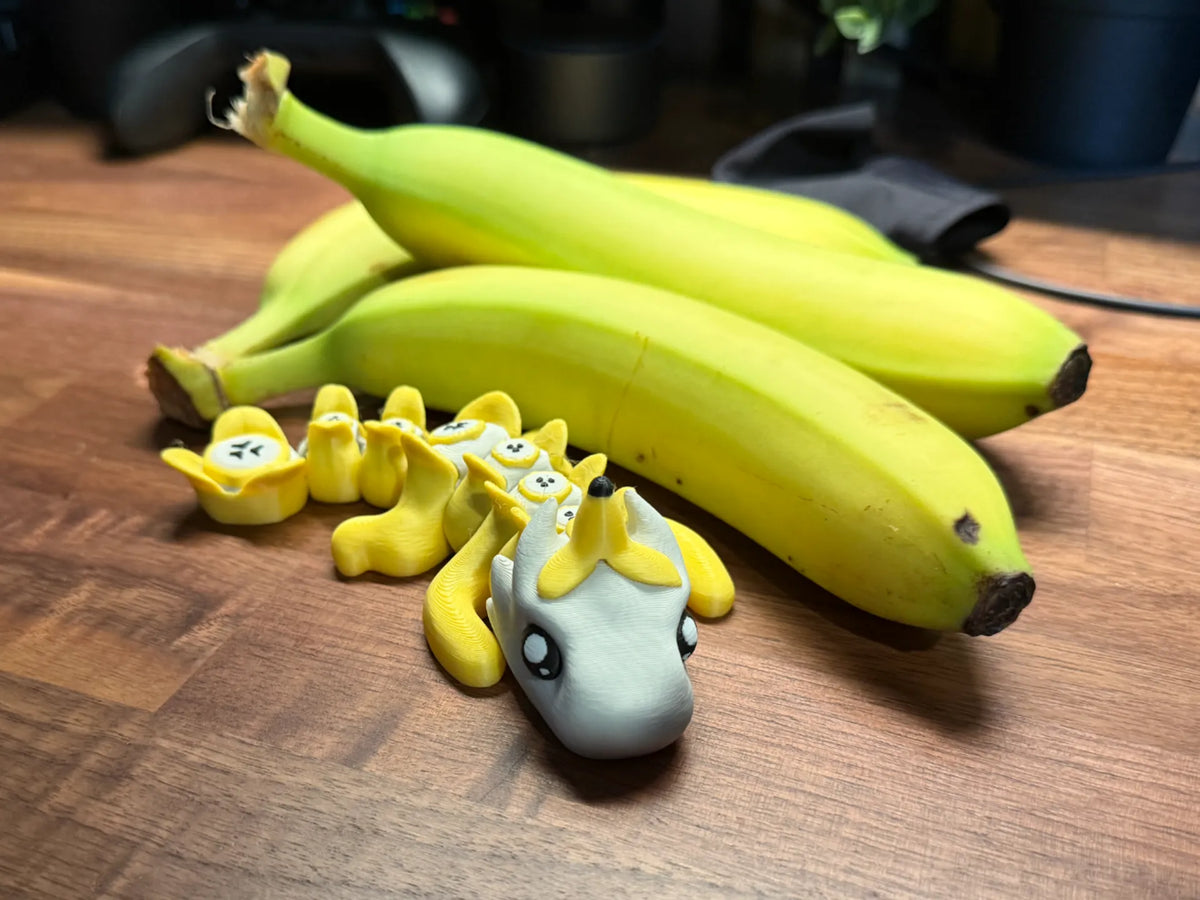 Petit dragon articulé banane - Figurine Print