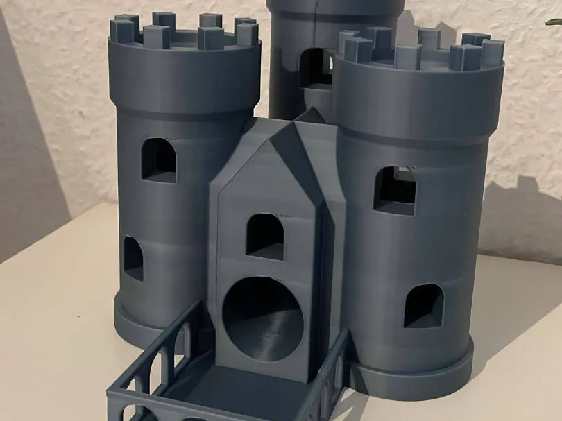 Château de dés – Tour à dés triple - Geek Print