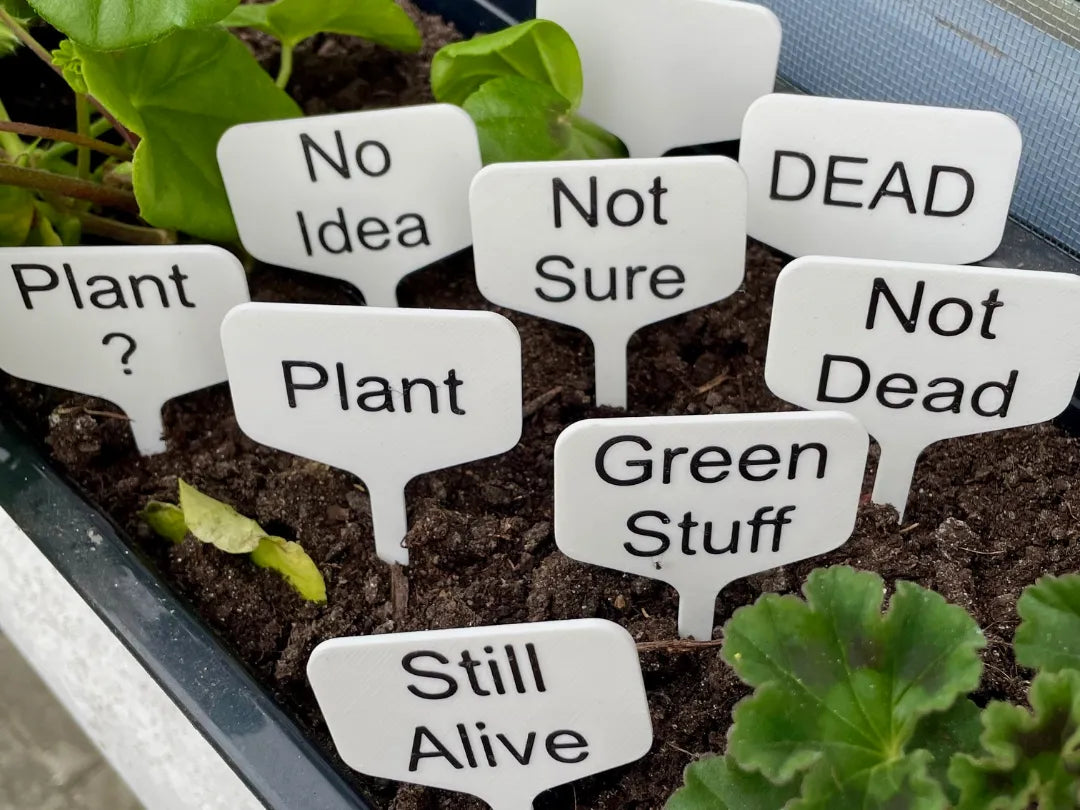 Étiquettes pour plantes / Marques de plantes - Jardin Print