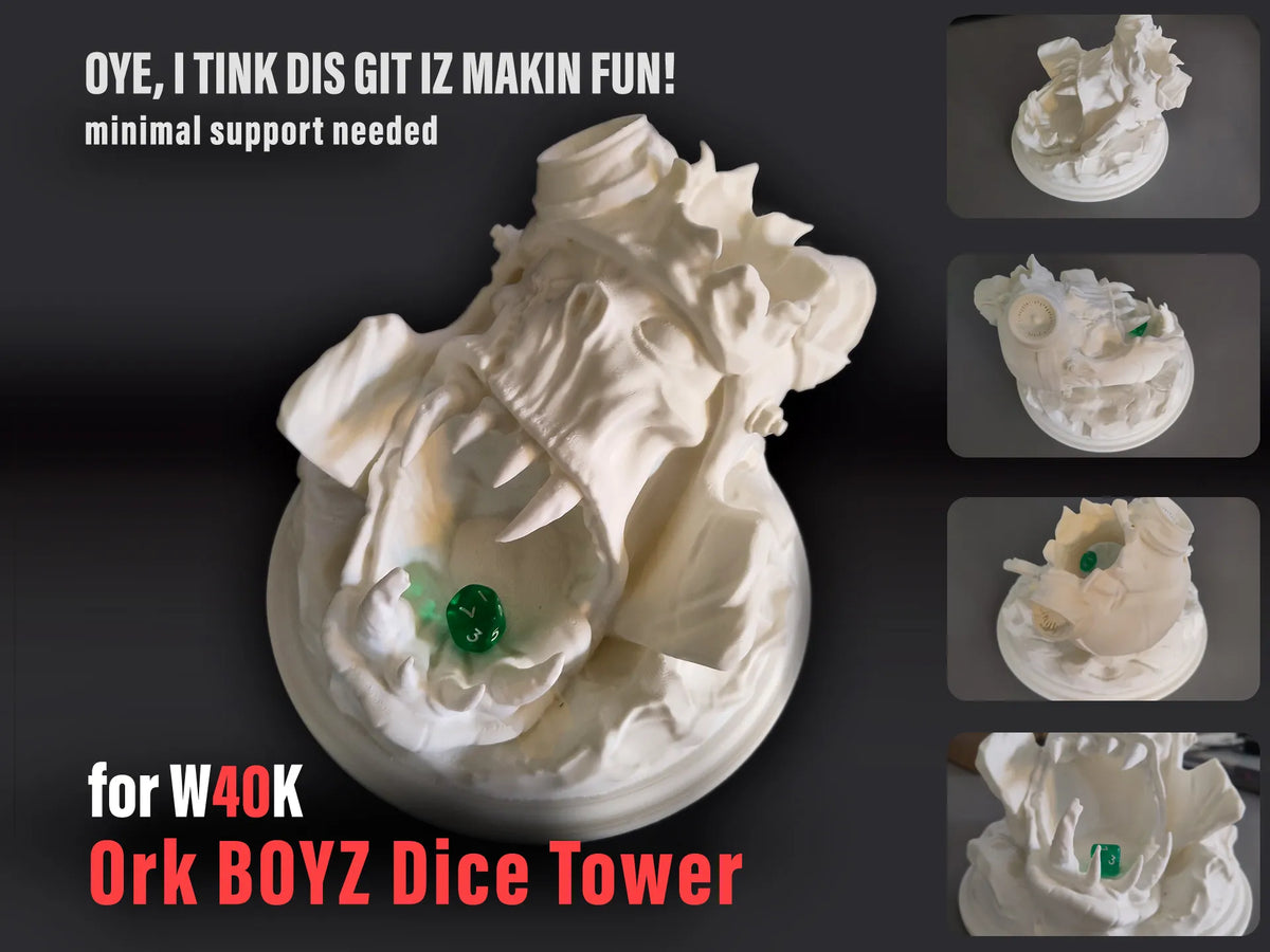 Tour de dés Orks W40k BOYZ - Geek Print