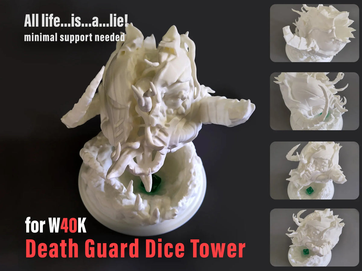 Tour de dés W40k Death Guard Nurgle - Geek Print