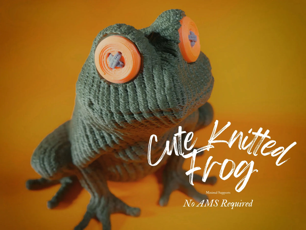 Adorable Grenouille Tricotée - Geek Print