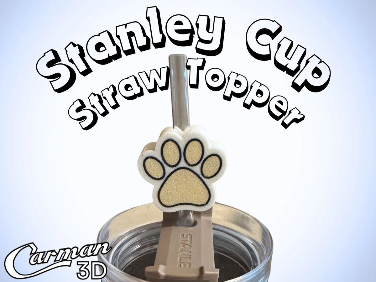 Embout de paille Coupe Stanley patte de chien - Bébé Print