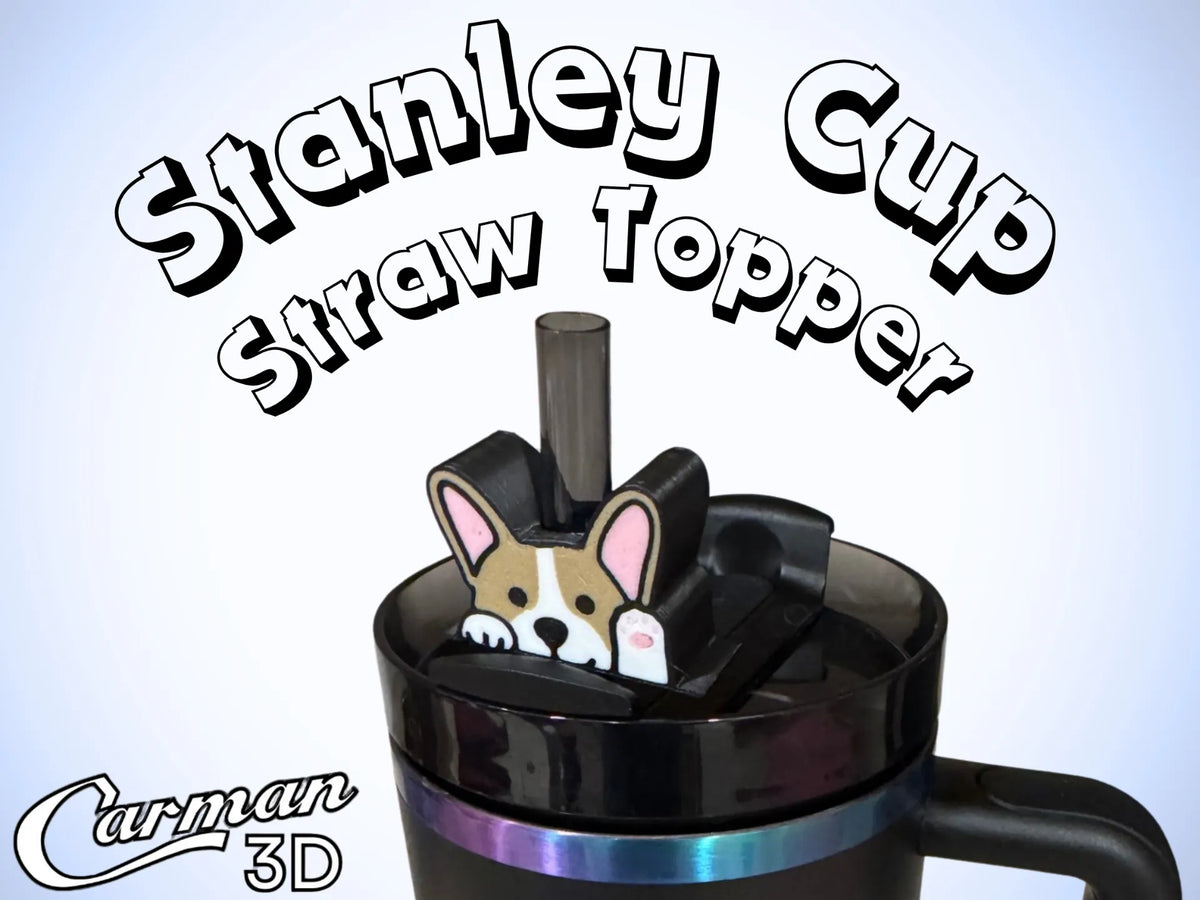 Topper de paille Coupe Stanley pour chien - Bébé Print