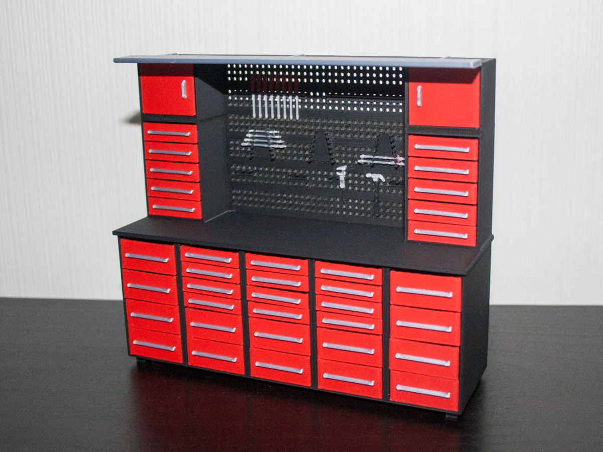 Mini établi professionnel pour garage, échelle 1:18 - Auto Print