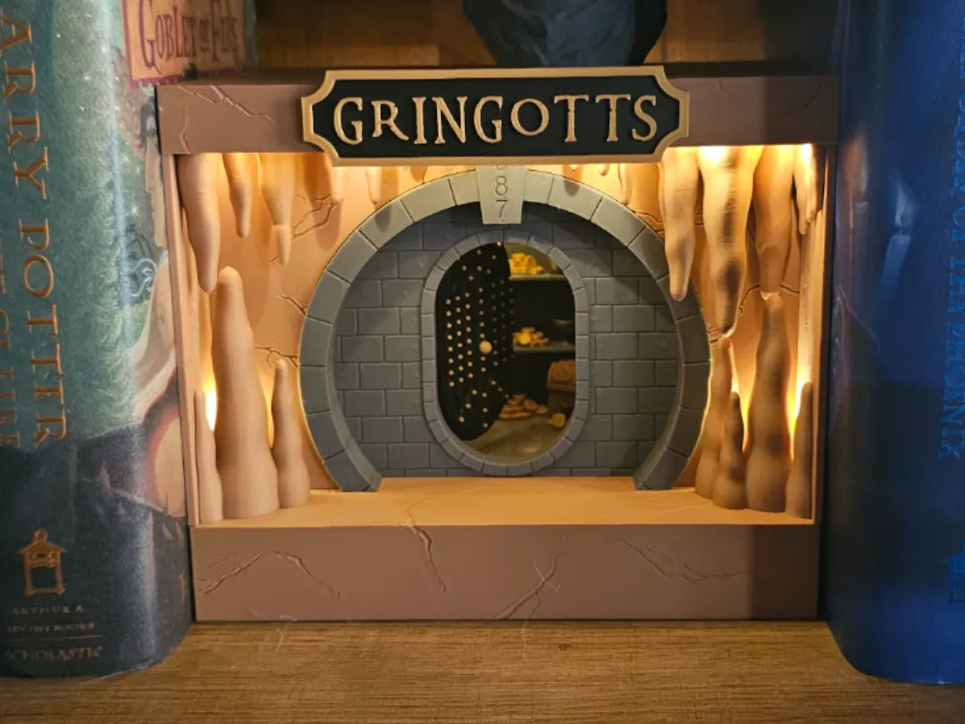 Le recoin de bibliothèque de Gringotts de Harry Potter - Geek Print
