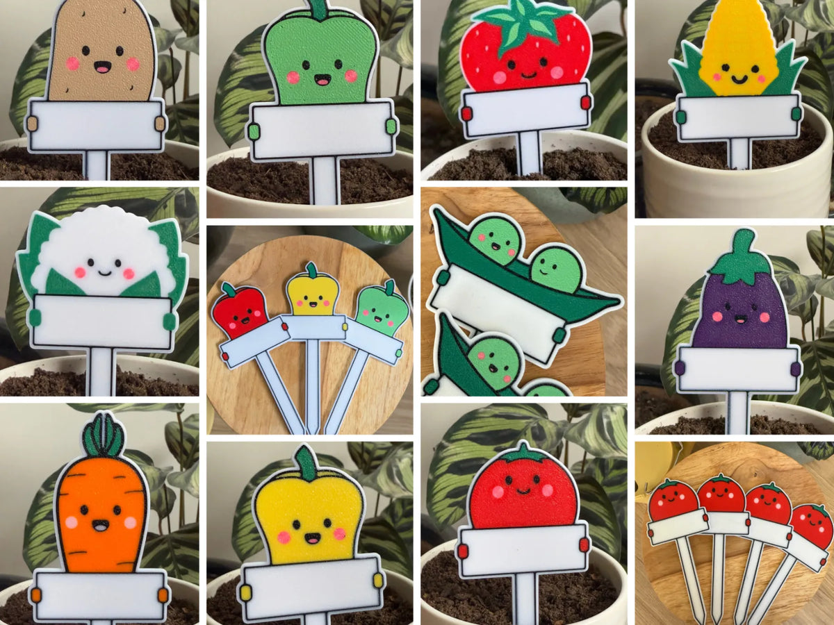 Etiquettes mignonnes pour plantes - Jardin Print