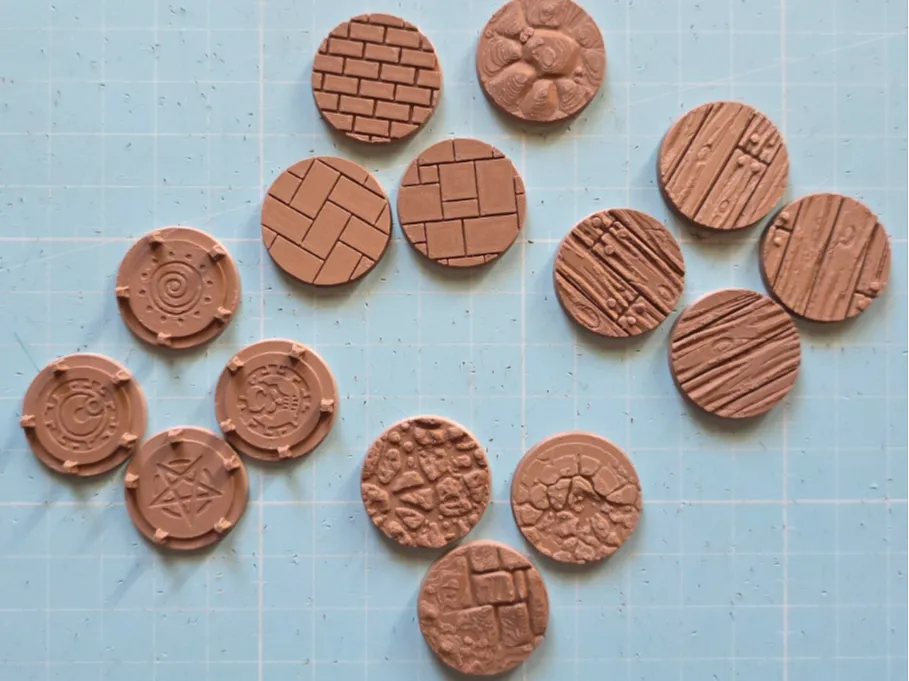 Base Ronde Miniature 25mm - Jeux Print