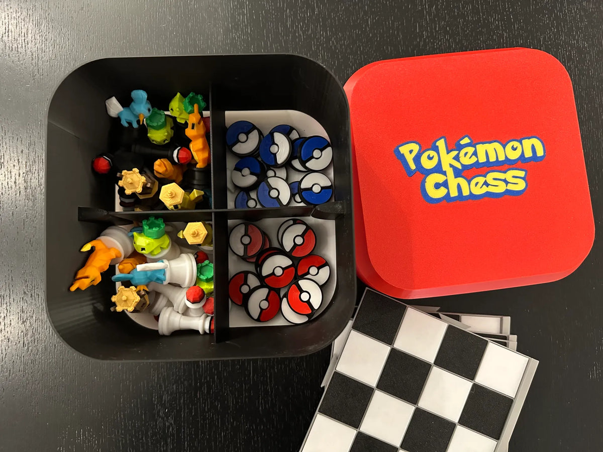 Boîte d'échecs Pokémon - Jeux Print