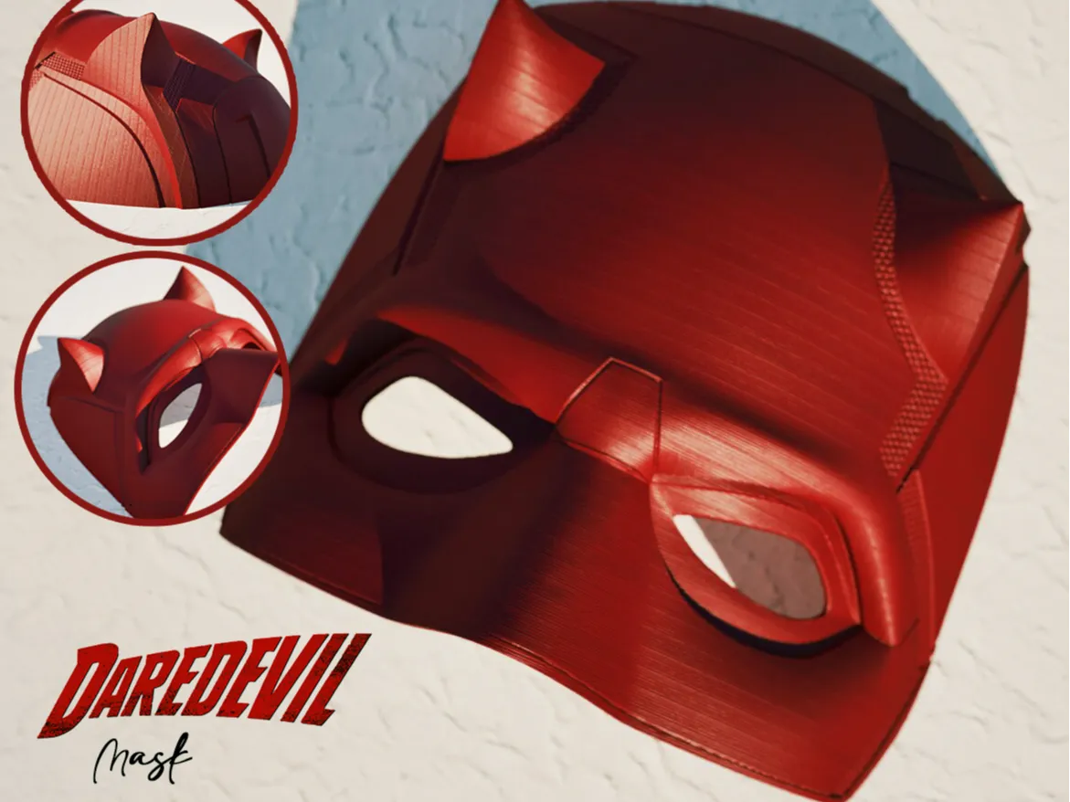 Masque inspiré de Daredevil pour un cosplay épique Marvel - Cosplay Print