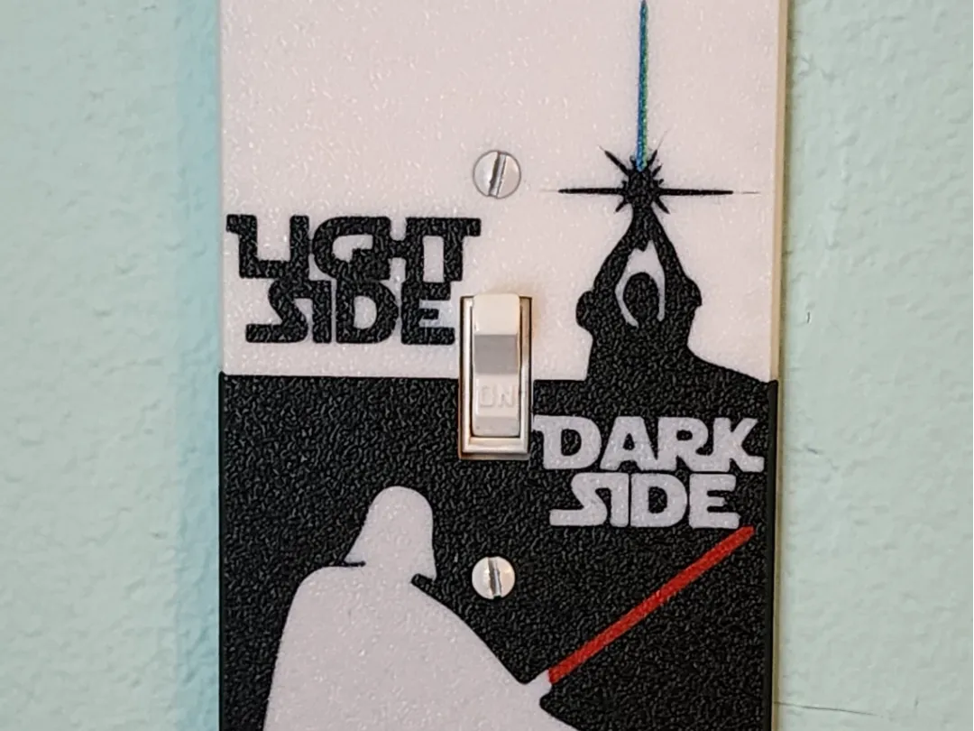 Interrupteur Star Wars Côté Lumineux/Côté Obscur - Geek Print