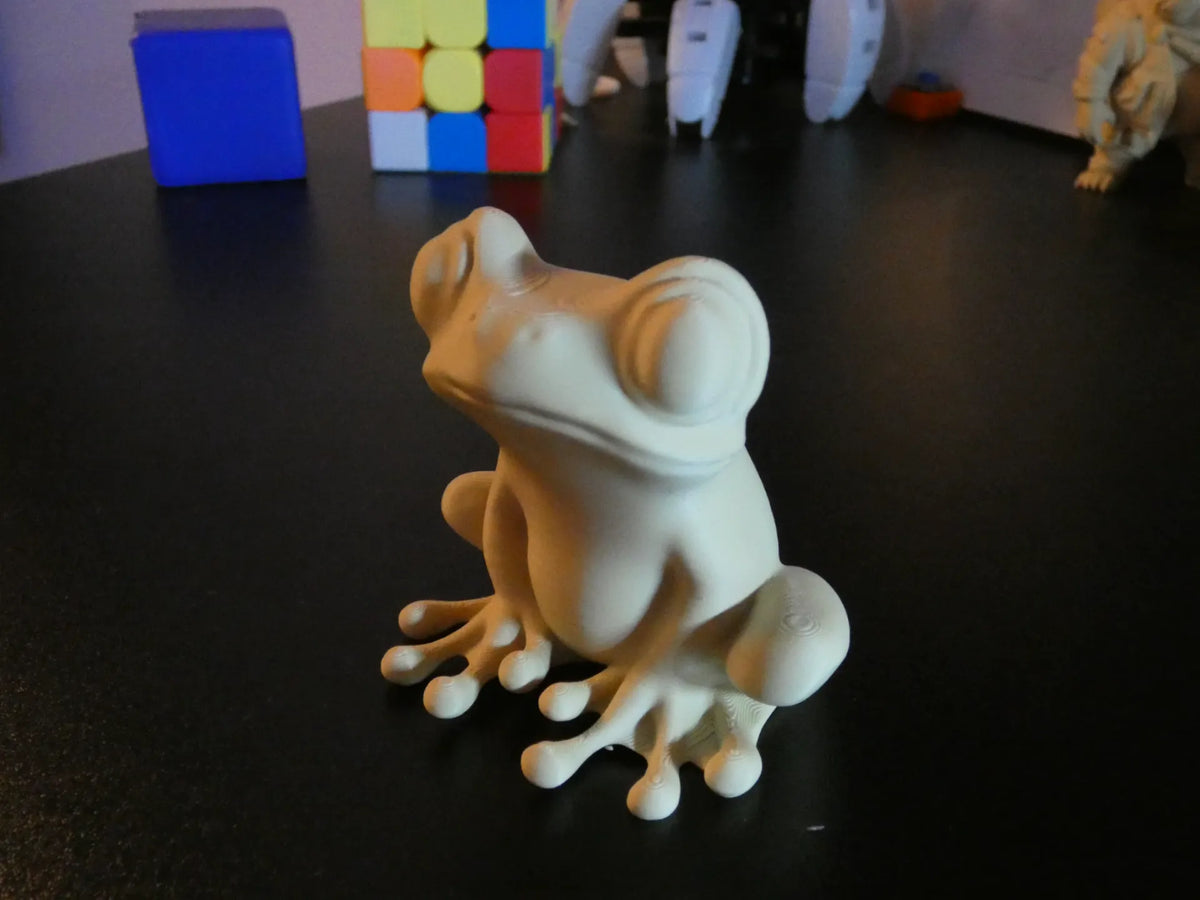 Adorable grenouille arboricole – Figurine d'amphibien de style dessin animé - Geek Print