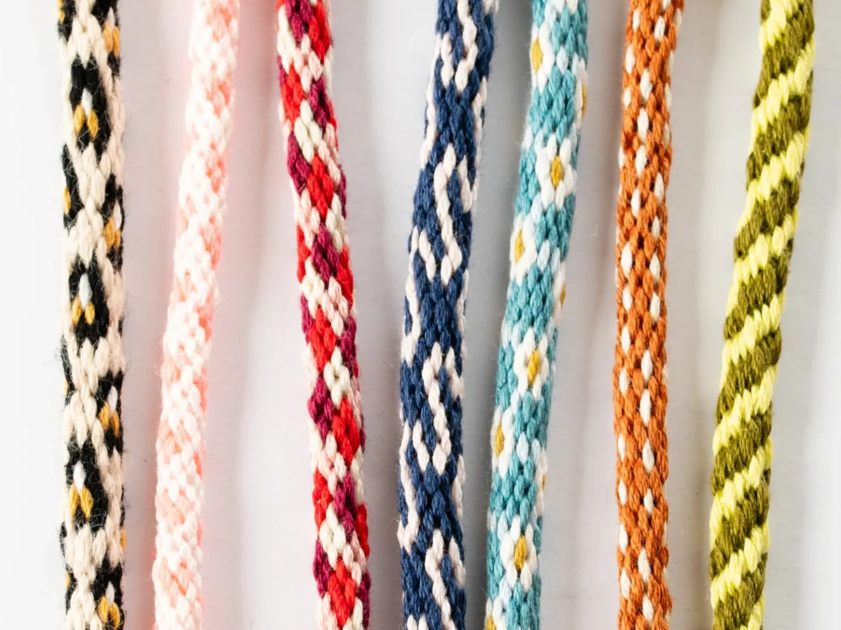 Bracelet kumiimo 8 cordons - Bijoux Print