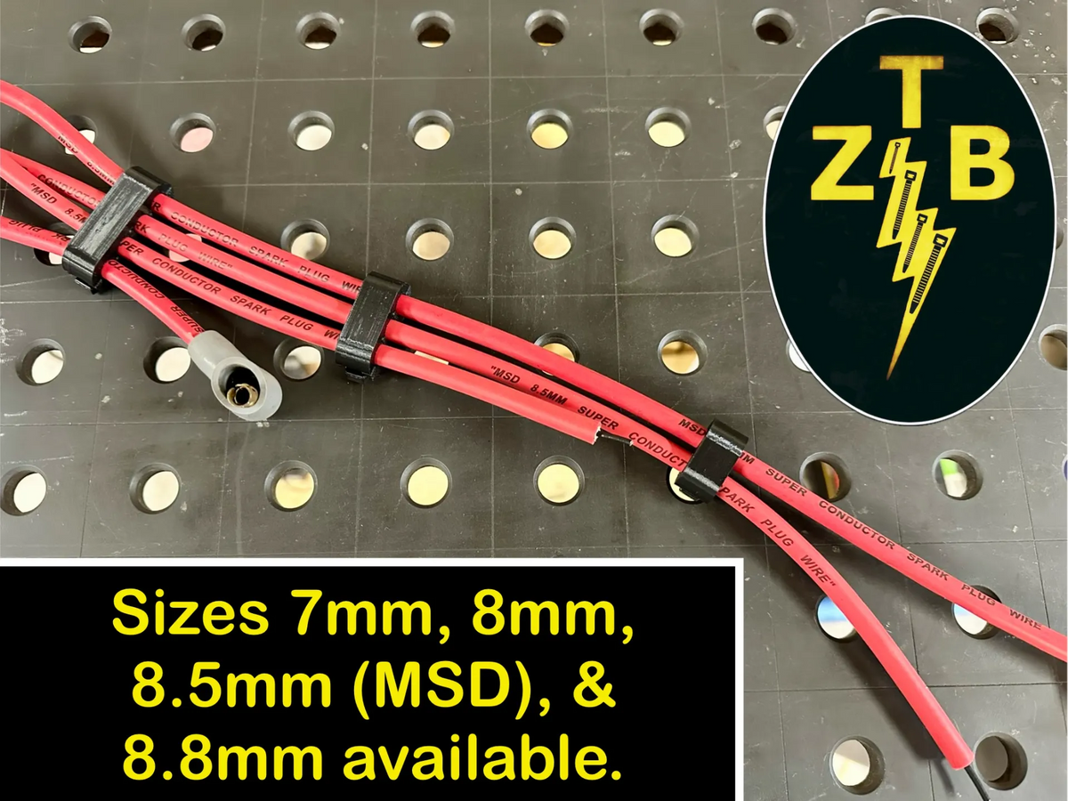 Séparateurs de fils de bougie « Zip Tie Buddy » 3 tailles - Auto Print