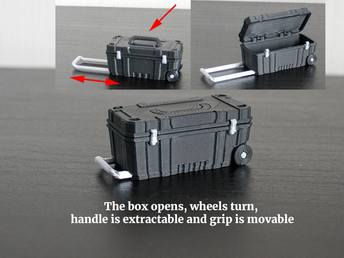 Mini-boîte à outils pour diorama de garage, échelle 1:18 - Auto Print