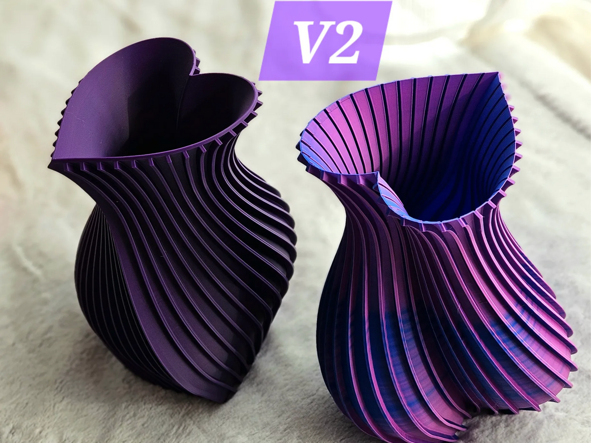 Vase Cœur - Vase Amour – modèle 2 - Fêtes Print
