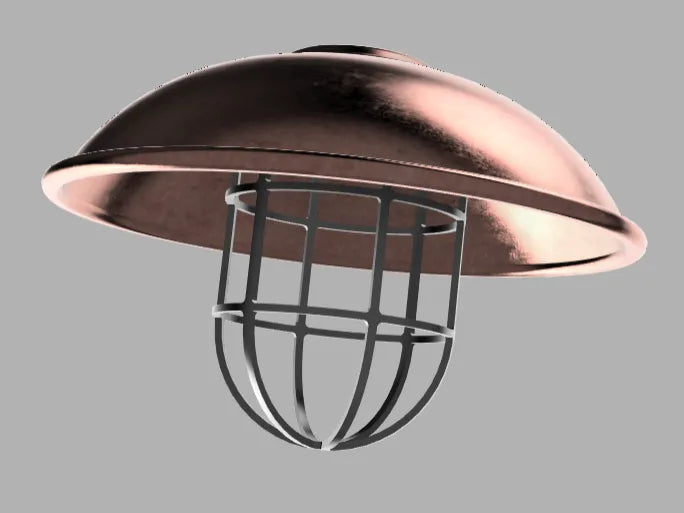 Lampe suspendue rétro industrielle - Lumière Print