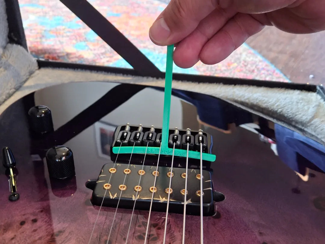 Calibre de Rayon Sous les Cordes pour Réglage de la Hauteur des Cordes de Guitare - Music Print