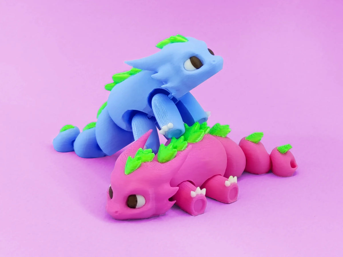 Minuscule Dragon Articulé Adorable (Flexi) - Figurine Print
