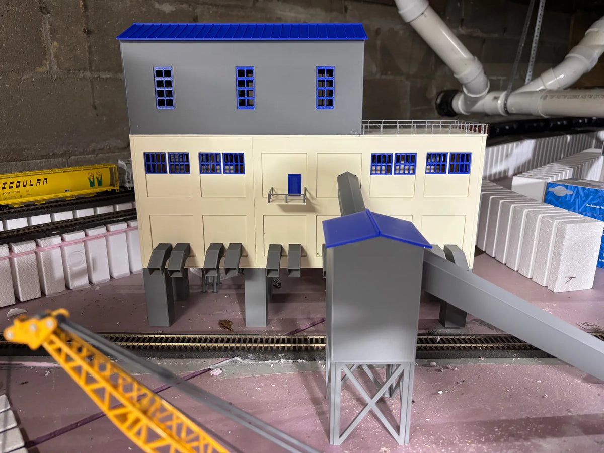 Usine de gravier à l'échelle HO - Maquette Print