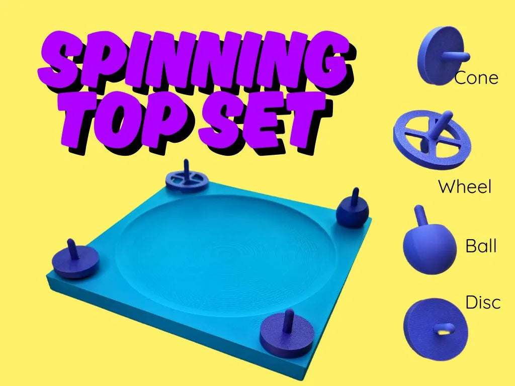 Ensemble de toupies - Jeux Print