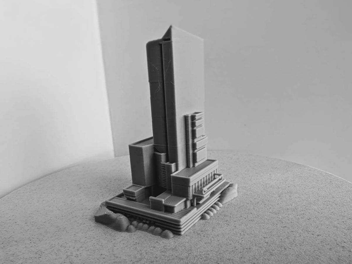 Tour de gratte-ciel moderne miniature - Voyage Print