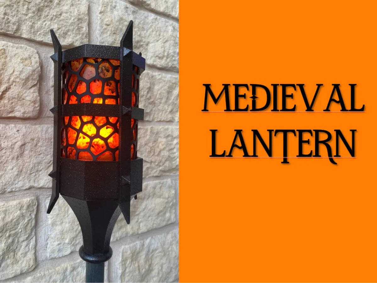Lanterne gothique médiévale - Outdoor Print