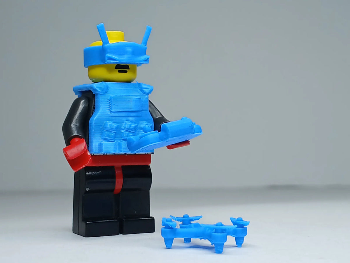 Drone FPV avec lunettes Minifigure Brick - Tech Print