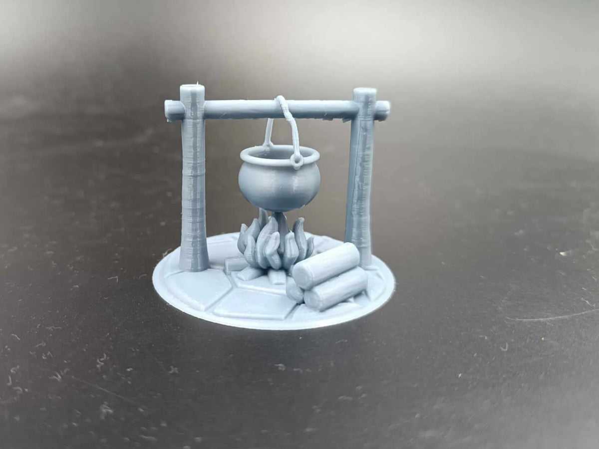 Accessoires de terrain DnD - Scénario de feu de camp - Jeux Print