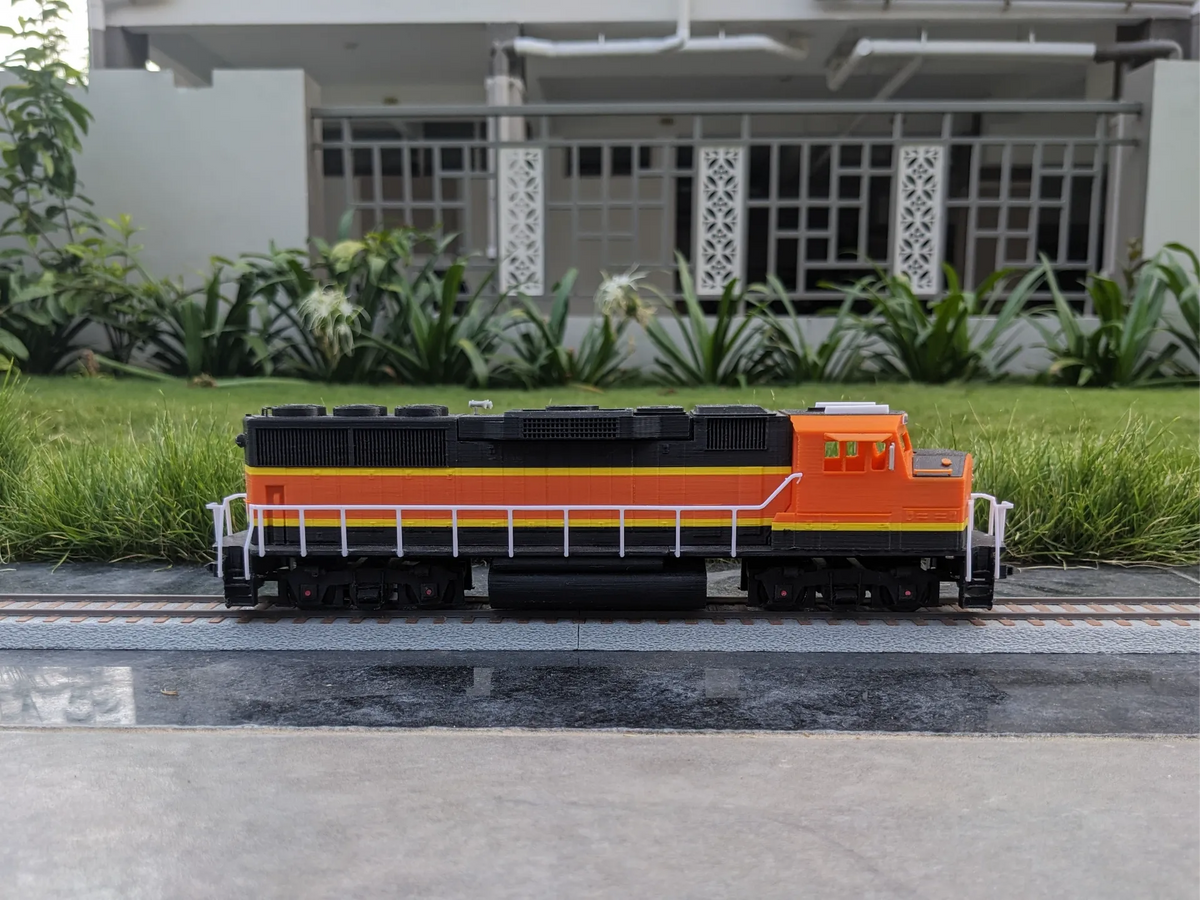 Locomotive GP60M (Bnsf) - Train Dragon - Maquette Print