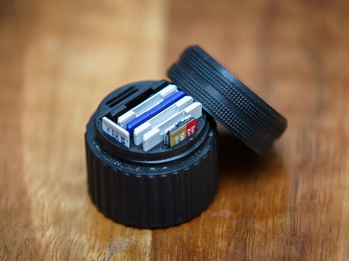 Étui / Pot / Support / Boîte de rangement pour carte SD - Tech Print