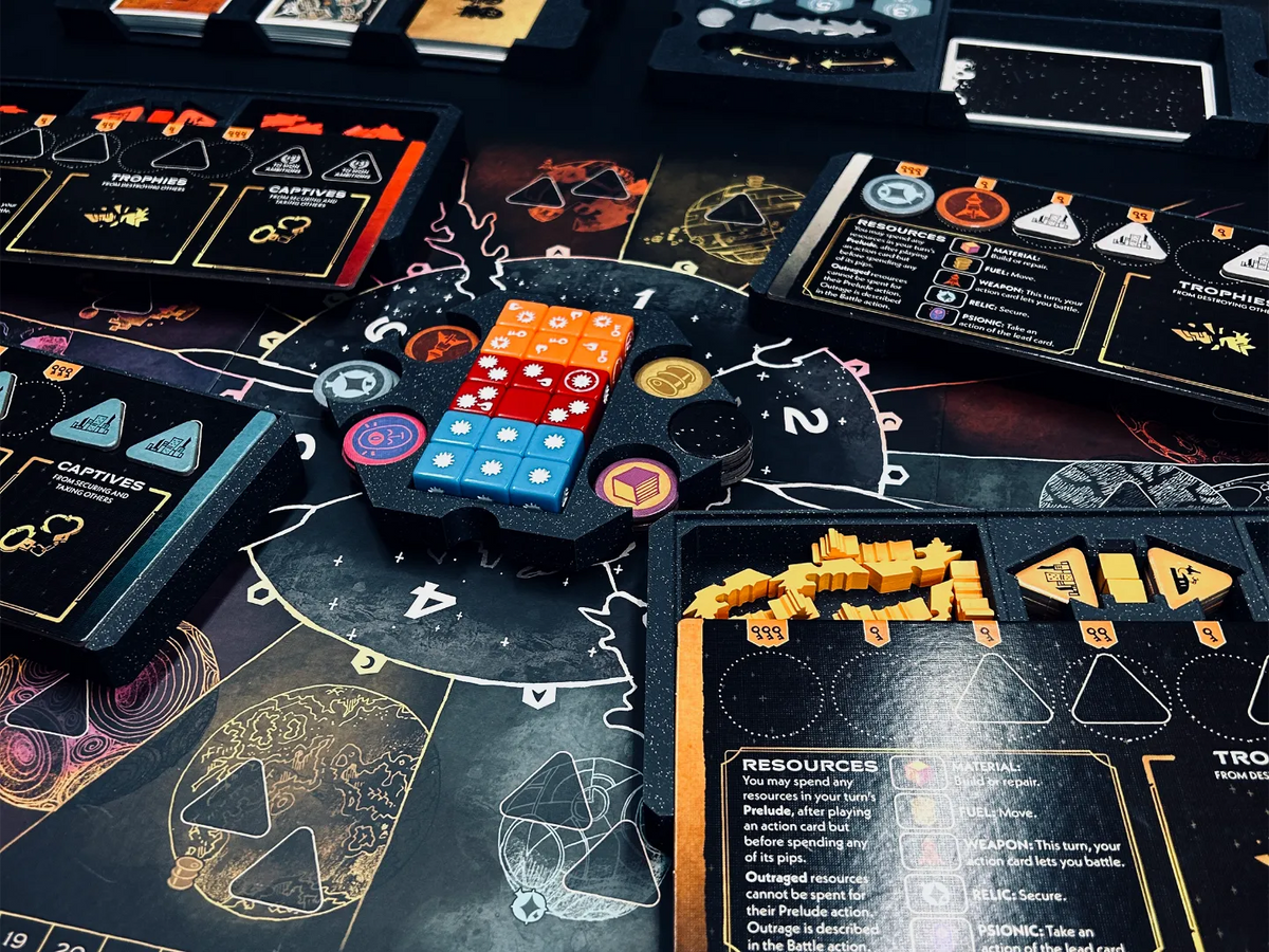Insert et plateau de jeu pour le jeu de société Arcs. - Jeux Print