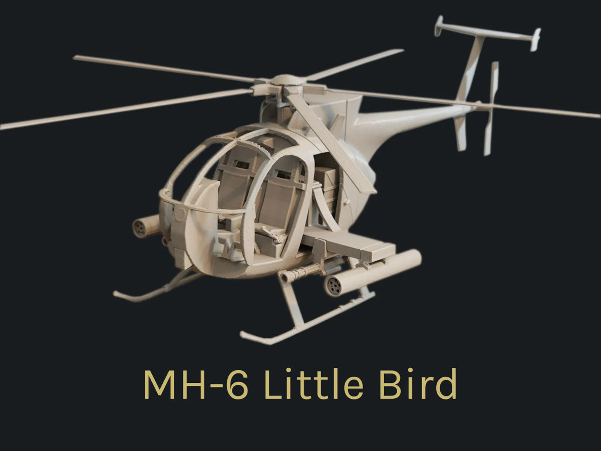 Hélicoptère MH-6 Little Bird - Maquette Print