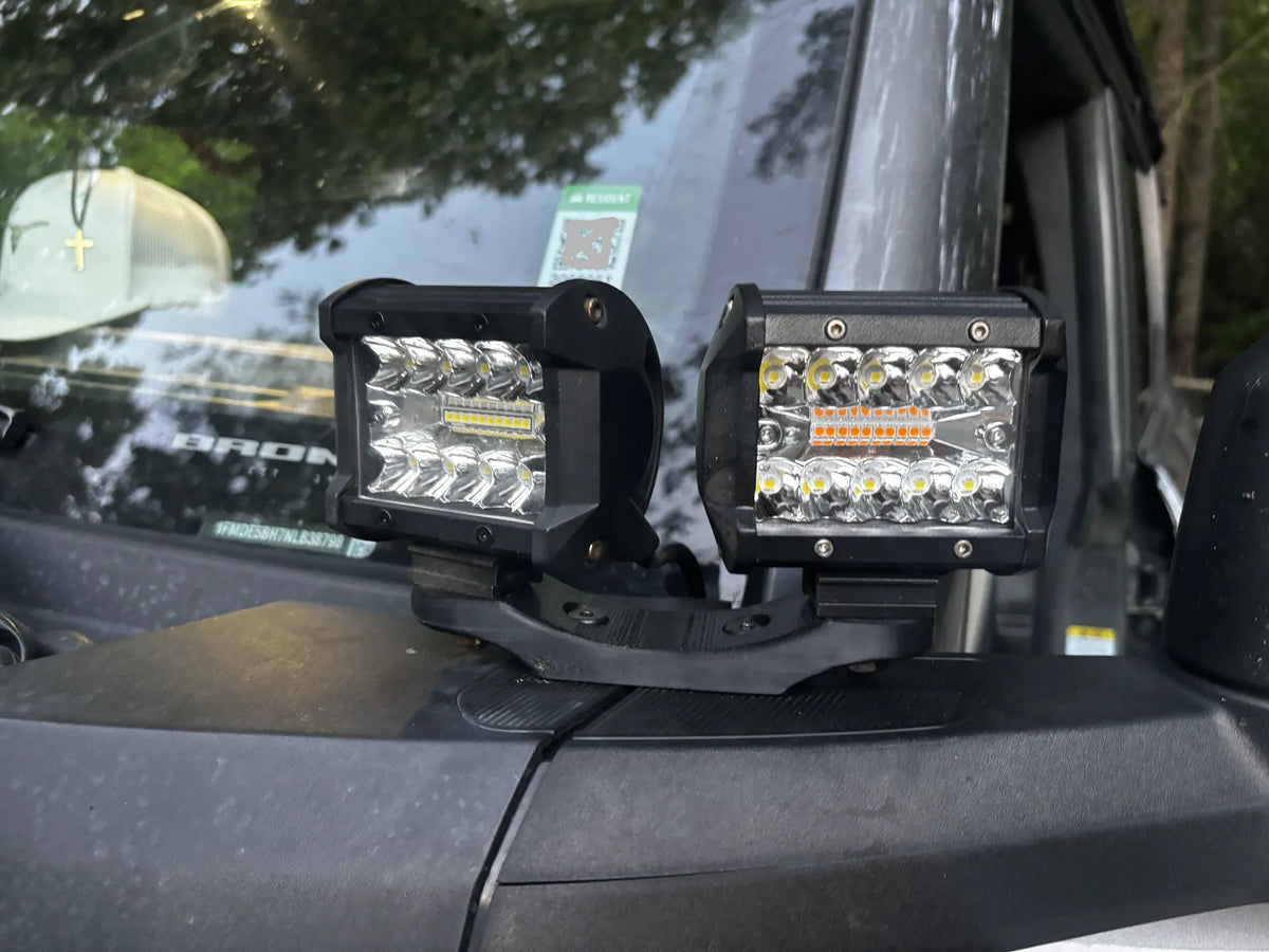 Supports d'éclairage à double tranchée pour Ford Bronco (Gen6) - Vélo Print
