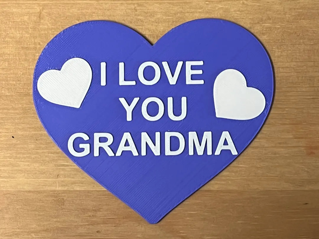 Cadeau pour grand-mère je t'aime - Fêtes Print