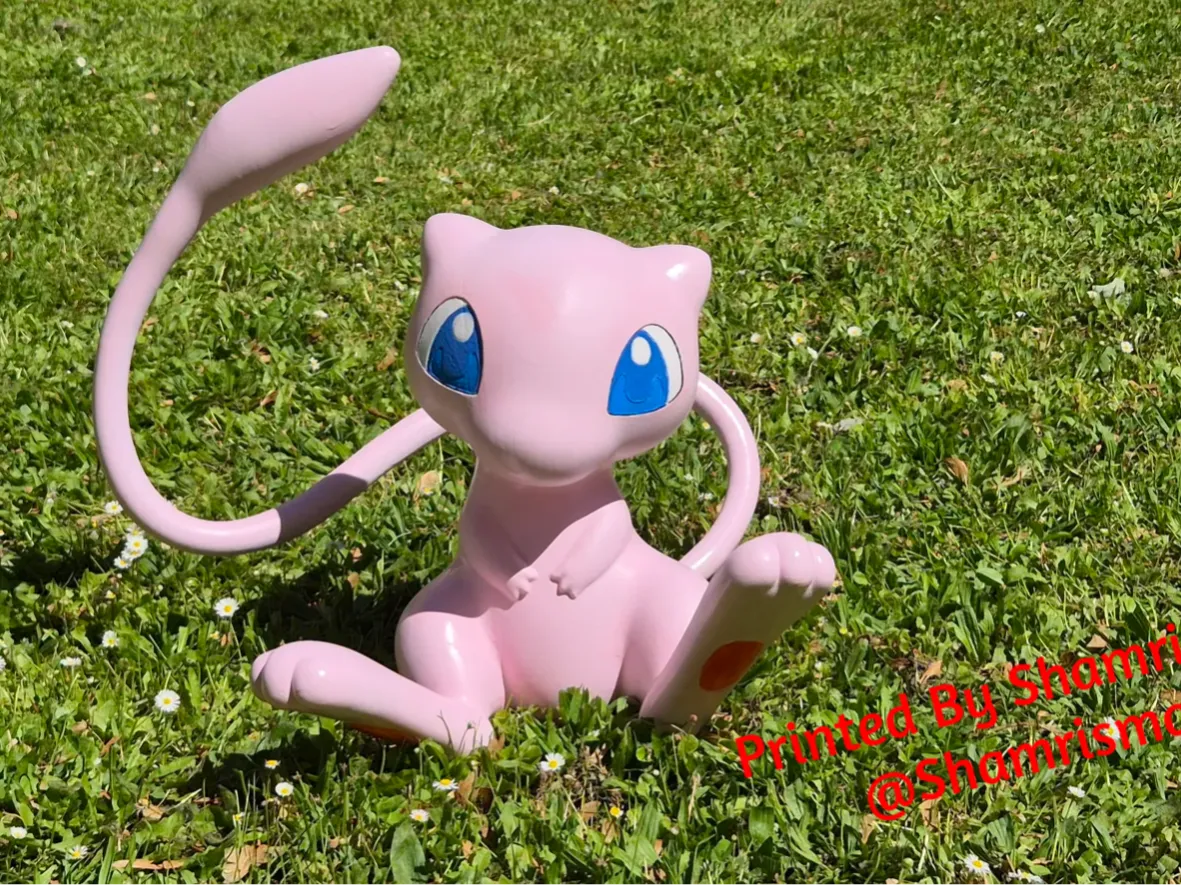 Modèle 3D grandeur nature de Mew Pokémon - Figurine Print