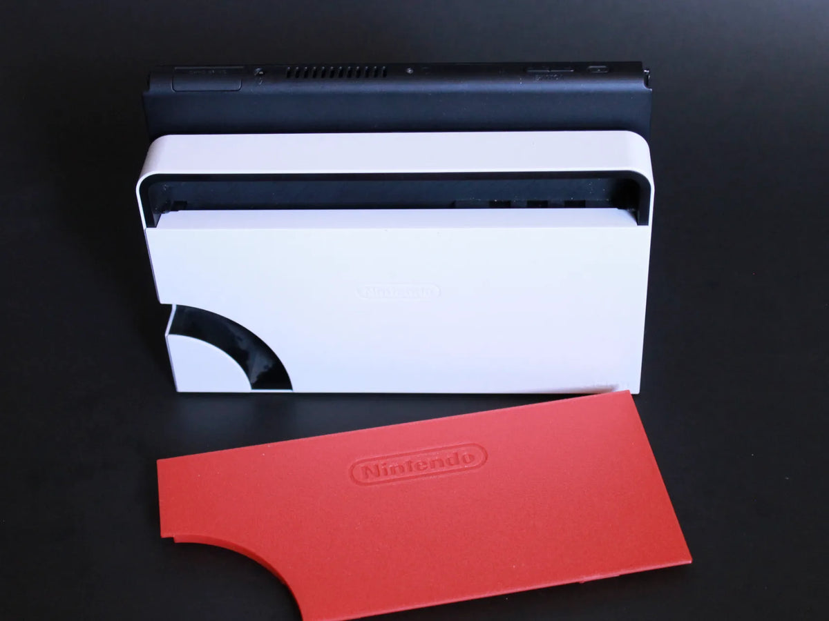Cache arrière pour la station d'accueil Nintendo Switch OLED - Tech Print