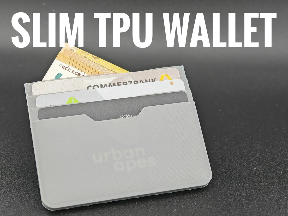 Portefeuille fin en TPU – Porte-cartes flexible - Voyage Print