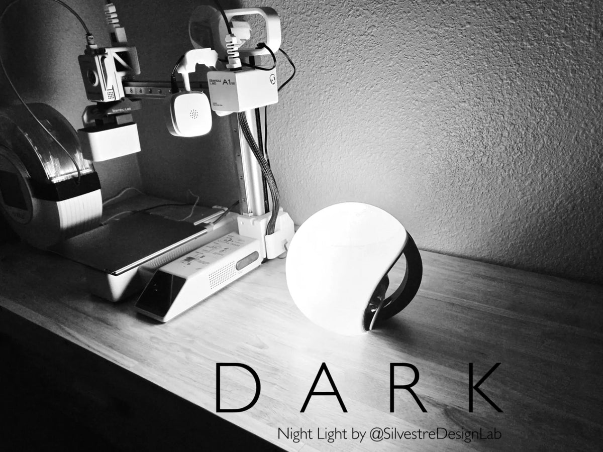 DARK — Lampe Orbe Portable — Kit de Lampe LED MH001 - Lumière Print