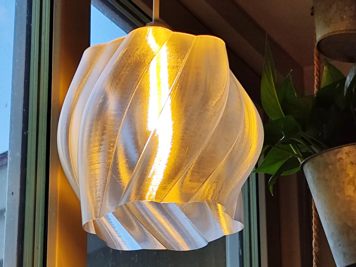 Suspension Lumineuse Spirale pour Fenêtre - Lumière Print