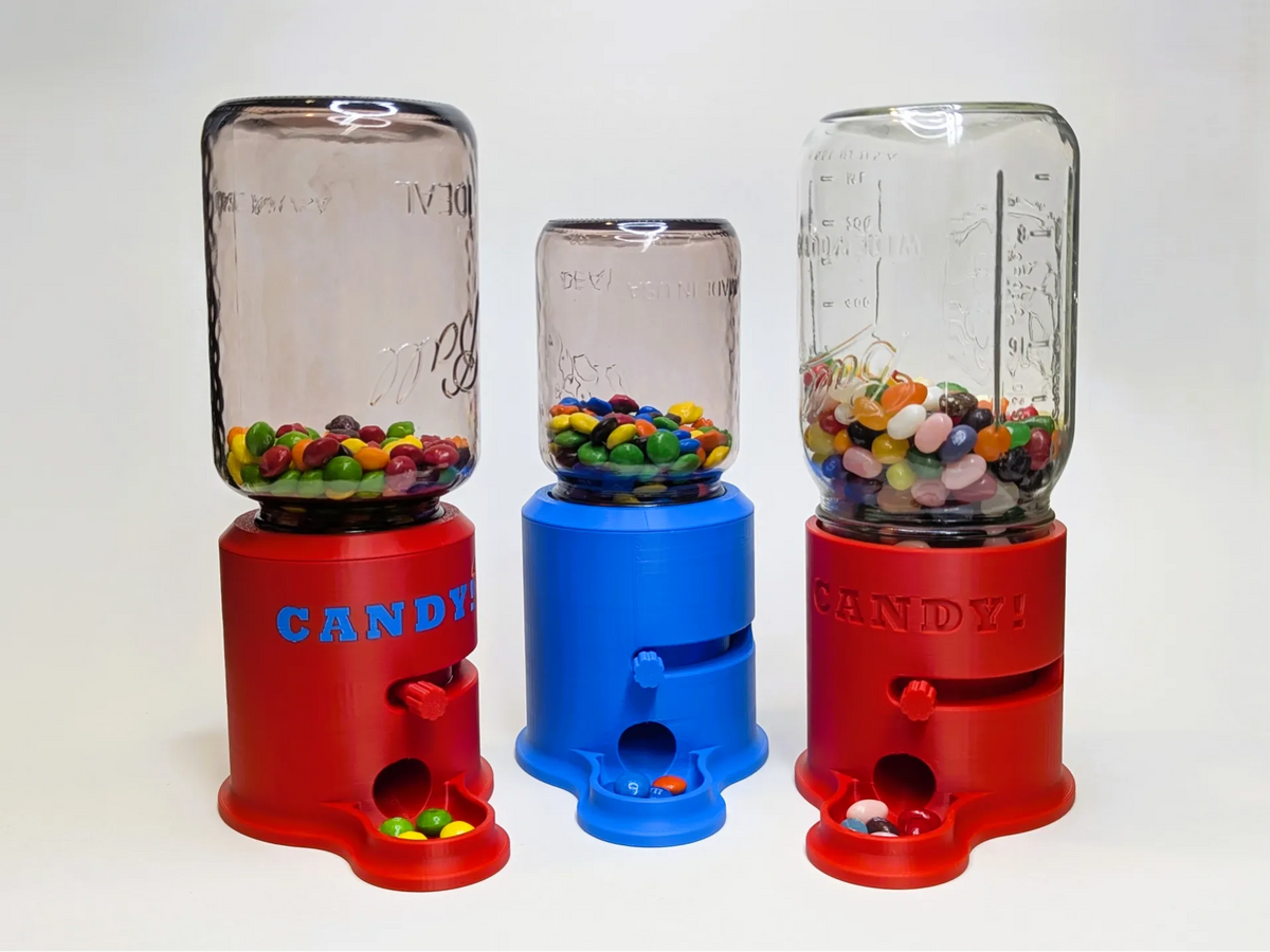 Mason Jar Candy Dispenser - Cuisine Print