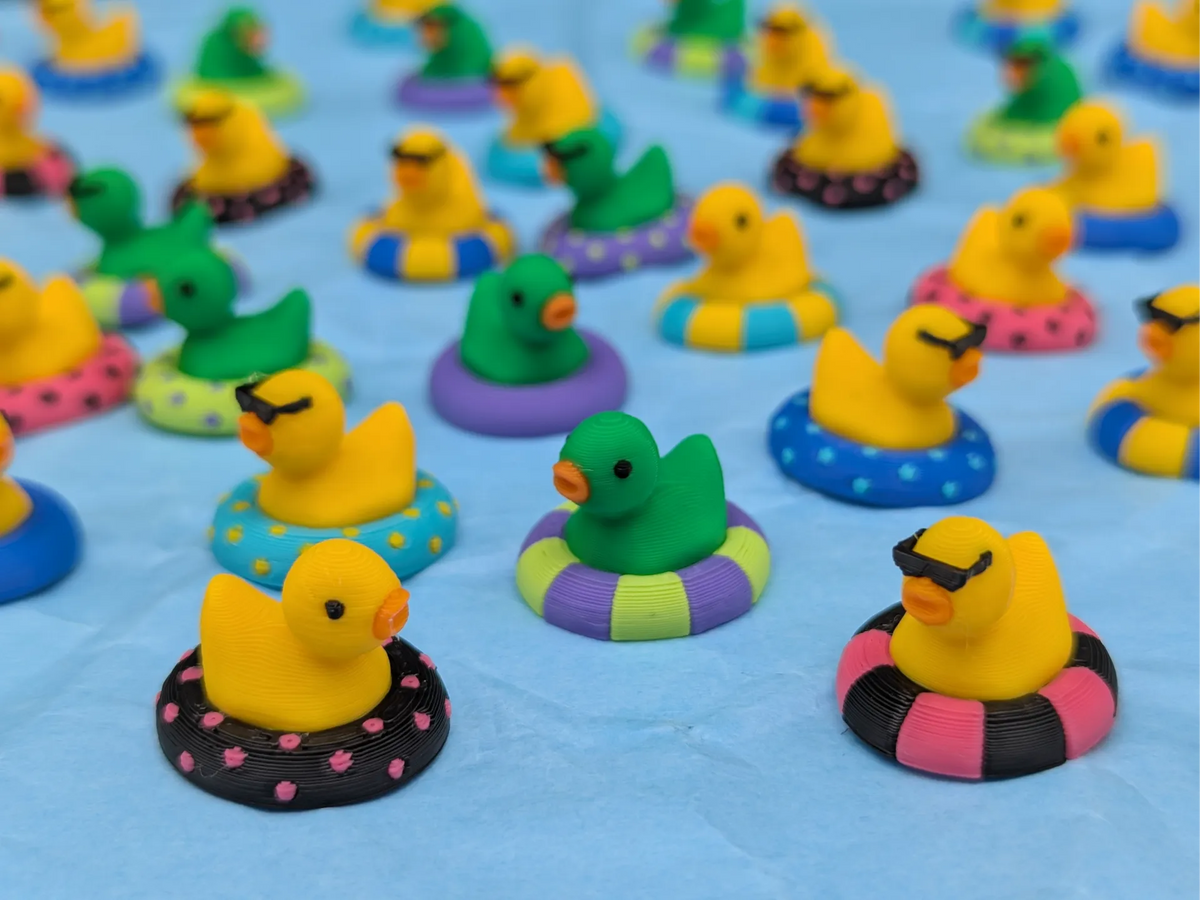 Minuscules canards en caoutchouc pour l'été - Bébé Print