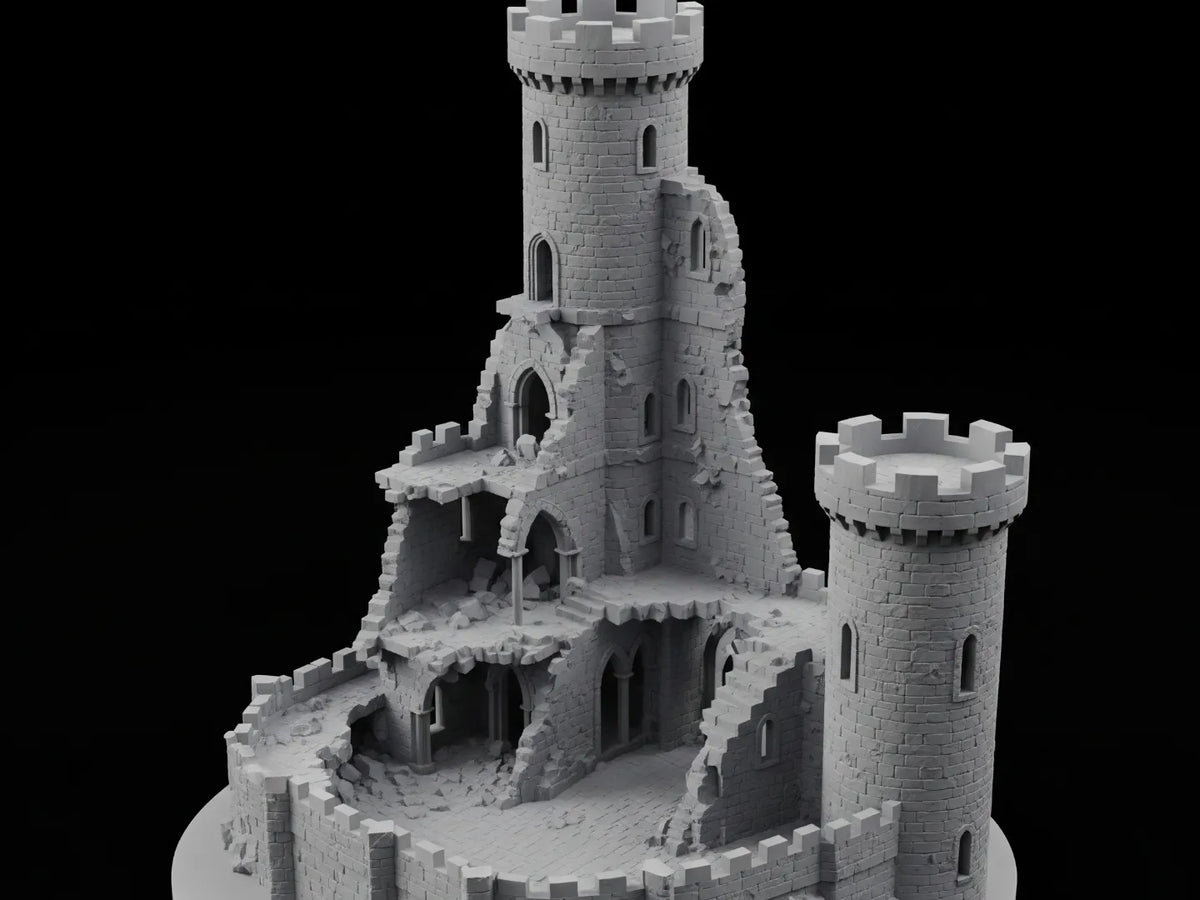 Pack de Terrain JDR 2 - Châteaux et Grottes - Jeux Print