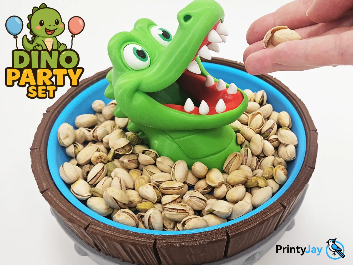 Ensemble fête Dino - Bol à goûter Croco, votre héros du nettoyage - Fêtes Print