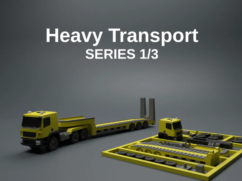 Série de transport lourd 1/3 Kit de camion surbaissé - Maquette Print