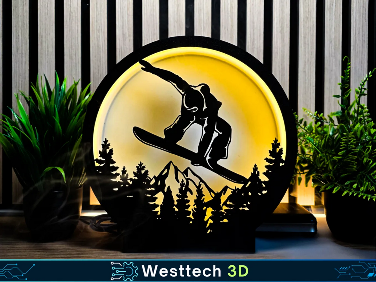 Lampe Snowboard - Sport Print
